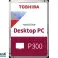 Toshiba HD 3.5 P300 DT02ACA200 2TB Röd HDWD220UZSVA bild 1