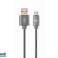 CableXpert USB tip-C kabel, 2 m, črn - CC-USB2S-AMCM-2M-BG fotografija 4