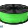 Gembird3 filamento ABS Verde Fluorescente 1.75 mm 1 kg 3DP-ABS1.75-01-FG fotografía 1