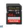 SanDisk SDXC Extreme Pro 64 GB — SDSDXXU-064G-GN4IN attēls 1
