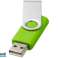 USB FlashDrive Butterfly 2GB Silber Grün Bild 2