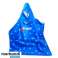 Lief! Blue and pink towel ponchos for children image 1