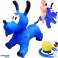 JUMPER ΓΙΑ ΠΑΙΔΙΆ ΛΑΣΤΙΧΈΝΙΑ PLUTO ΦΟΥΣΚΩΤΌ JUMPING DOG 50KG εικόνα 1