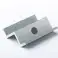 END BRACKET FOR PHOTOVOLTAIC PANELS 30 MM SILVER END CLAMP image 2