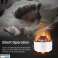 Ароматический диффузор Volcano Flame, Электрический диффузор пламени 560 мл Режим пламени вулкана Функция Таймер / Изменение света / Дистанционное управление с вилкой ЕС - Белый/c изображение 2