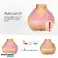 Cool Mist Humidifier Aroma Diffuser for Home Bedroom Shallow Wooden Grain image 3