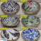 Mosaic/Enamel Interior Wooden Bowl - Various Designs image 1