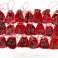 20 uppsättningar med 24 adventskalenderpåsar för fyllning av sammet röd jul, återstående lager Köp grossistvaror bild 3
