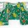 200 Pcs Berlinsel Christmas Dress Mother Daughter Green Printed Apparel, Textiles Wholesale Remaining Stock image 3