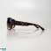 Brązowe okulary przeciwsłoneczne TopTen z kryształowymi kamieniami na nogawkach SG14017UDM zdjęcie 1
