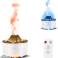 Volcano Flame Aroma Diffuser, Elektrische Vlam Aroma Diffuser 560ML Volcano Flame Mode Functie Timer/Lichtverandering/Afstandsbediening met EU-stekker - Wit/c foto 1