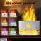 Kamin Flammenkristall Salz Aromatherapie Diffusor, Diffusor für ätherische Öle 250mL, Flammenaroma Luftbefeuchter Diffusor, Himalaya-Salzlampe, ätherisches Öl Bild 1