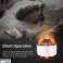 Volcano Flame Aroma Diffuser, Elektrische Vlam Aroma Diffuser 560ML Volcano Flame Mode Functie Timer/Lichtverandering/Afstandsbediening met EU-stekker - Wit/c foto 2
