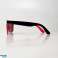 Black/pink TopTen wayfarer sunglasses with mirror lenses SG14029WFR image 2