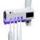 Toothpaste dispenser toothbrush holder UV sterilizer image 1