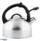 Stainless Steel Kettle With Whistle 2.5L Induction Silver image 3