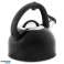 Stainless Steel Kettle With Whistle 2.5L Induction Black image 4