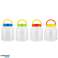 Salatalık likörlerini korumak için PET plastik kavanoz 3l çeşitli renkler fotoğraf 1