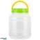 PET plastic jar for preserves cucumbers liqueurs 3l assorted colors image 3