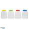 PET plastic jar for preserves cucumbers tinctures 8L assorted colors image 1
