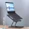Laptop Table Stand 17.3&quot; Adjustable 360 Cooling Rack image 5