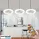 Plafonnier LED intelligent avec ventilateur, pour le refroidissement de la pièce, télécommande, 3 modes d’éclairage, ampoule 30W, ventilateur 4W, 26 cm de diamètre - Fanny photo 1