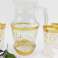 Vannkaraffel sett med 6 glass glass karaffel glass mugge glass karaffel glass mugge glass mugge bilde 3