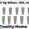 12 Stuks Waterglazen 305ml Drinkglas Set Juice Glass Glazen 4 Patronen van Selectable. foto 2