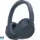 Niebieskie słuchawki nauszne Sony WH CH720NL BT zdjęcie 1