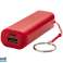 Polnilna baterija Powerbank 1200mAh Mobilna baterija rdeča fotografija 1