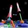 Launchy - Fotstegande raketleksak - Raketleksak, Hoppa raket, Fotdriven raket bild 1