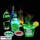 Sous-verres LED pour verres et boissons, lumière sous verre, coussin lumineux, 6cm de diamètre, 5 pcs - Drinky photo 1