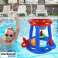 Canestro da basket gonfiabile per piscina, con palla e cerchi, gioco d'acqua per bambini, per pallacanestro d'acqua, diametro 60 cm - Ringy foto 2