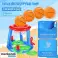 Canestro da basket gonfiabile per piscina, con palla e cerchi, gioco d'acqua per bambini, per pallacanestro d'acqua, diametro 60 cm - Ringy foto 4