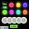 Sous-verres LED pour verres et boissons, lumière sous verre, coussin lumineux, 6cm de diamètre, 5 pcs - Drinky photo 4