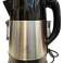 Kettle 1.7L Stainless Steel Tea Kettle 1500w Silver Red and Gold image 1