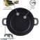 8 pcs Cooking Pot Set Pot Induction Non Stick 20-24-28-32cm Dinnerware Set Black image 2