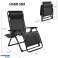 Relax Garden Armchair, with Armrests and Headrest + Glass Rest image 2