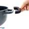 8 tlg Kochtopf Set Topf Induktion Anti Haft 20-24-28-32cm Geschirrset Schwarz Bild 5