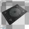 Silikonplatte mit Utensilien schwarz 4 Stück Topfann Rollenspatel Bürste Silikon + Bambus Bild 1