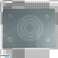 Silikonska plošča z valjčkom TOPFANN siva Bambusov valj 45x60 cm fotografija 1