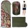 REISESCHLAFSACK MIT KAPUZE WARM LIGHT CAMO BETTDECKE Bild 1