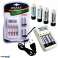 UNIVERSAL CHARGER FOR AA AAA BATTERIES 4 rechargeable batteries R6/AA BATTERIES image 2