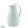 Thermos with glass insert jug green 1l mint color for coffee for tea image 2