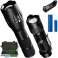 LED FLASHLIGHT POWERFUL MILITARY TACTICAL BATTERY WITH CASE SET image 1
