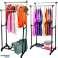 STANDING CLOTHES HANGER DOUBLE ON WHEELS CLOTHES FOR WARDROBE image 1