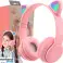 SŁUCHAWKI DZIECIĘCE BEZPRZEWODOWE USZY ŚWIECĄCE BLUETOOTH Z MIKROFONEM zdjęcie 5
