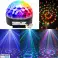 PROJEKTOR DYSKOTEKOWY KULA DISCO REFLEKTOR LED LASER Z PILOTEM zdjęcie 2