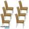 Set of 6 pcs Elastic Chair Covers with Backrest Without Ruffles 6 shades image 1