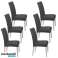 Set of 6 pcs Elastic Chair Covers with Backrest Without Ruffles 6 shades image 4